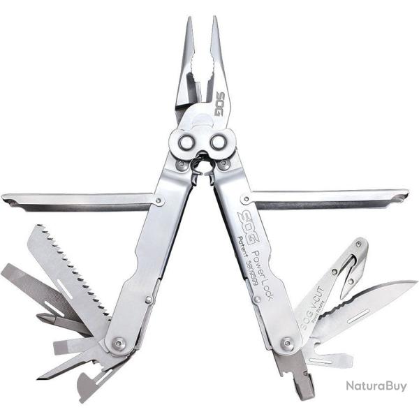 Multi-outil SOG Powerlock W/V-Cutter - Nylon S Lame Acier Inox Etui Nylon Ta�wan SOGS62NCP