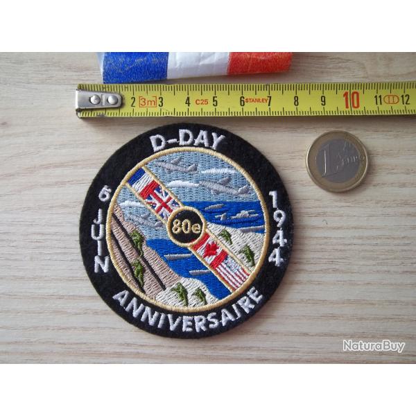 �cusson D-Day 1944 militaire 80e anniversaire insigne