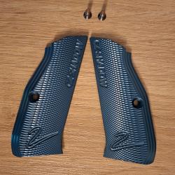 Plaquettes d'origine (bleues) aluminium CZ Shadow 2