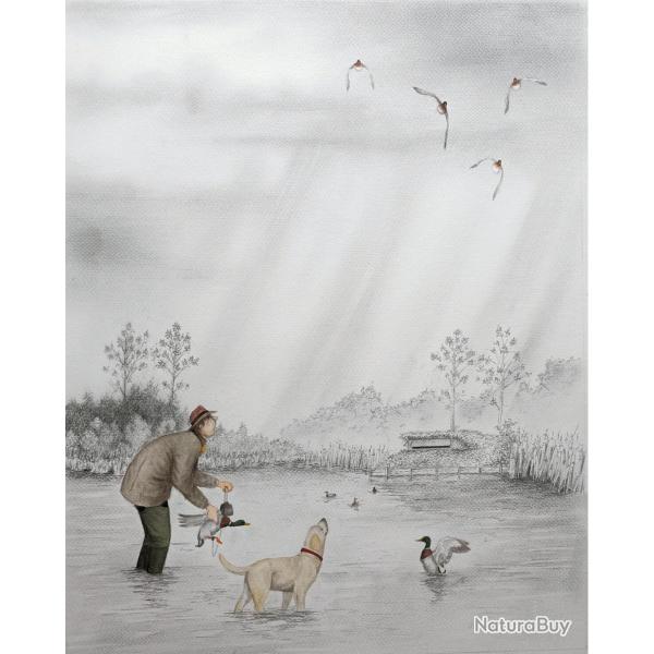 Tirage d'Aquarelle � Mauvais timing � - Thibault de Witte