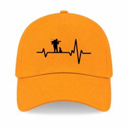 Casquette Chasse - Battement de coeur - Jaune