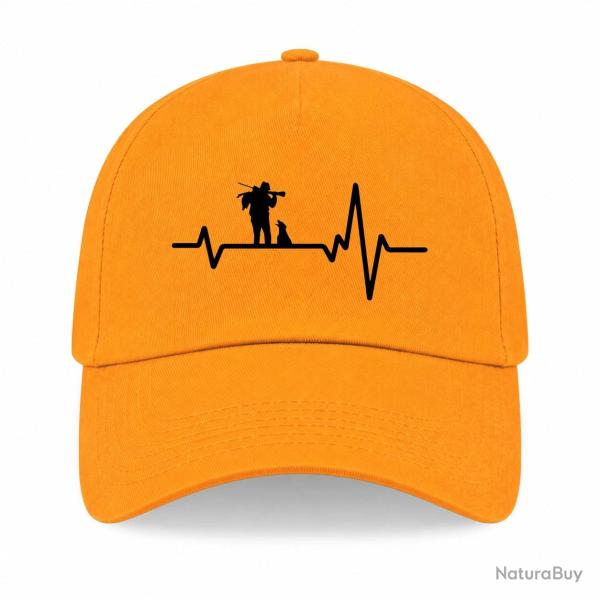Casquette Chasse - Battement de coeur - Jaune