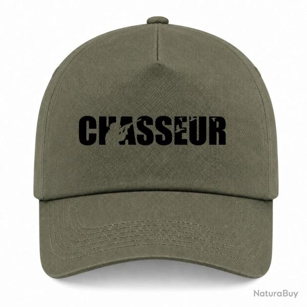 Casquette CHASSEUR - Kaki / Noir