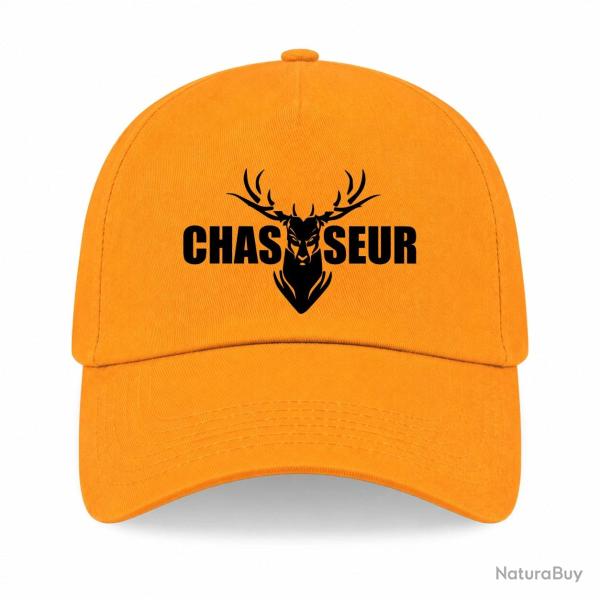 Casquette CHASSE - T�te de Cerf - Jaune