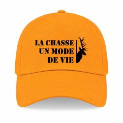 Casquette Chasse - Un mode de vie - Cerf - Jaune