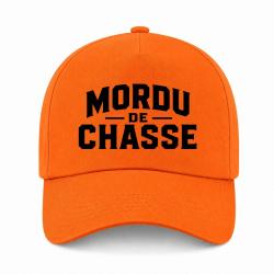 Casquette Chasseur - Mordu de chasse - Orange