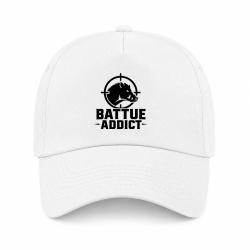 Casquette Chasse - Battue addict - Sanglier cibl&eacute; - Blanc