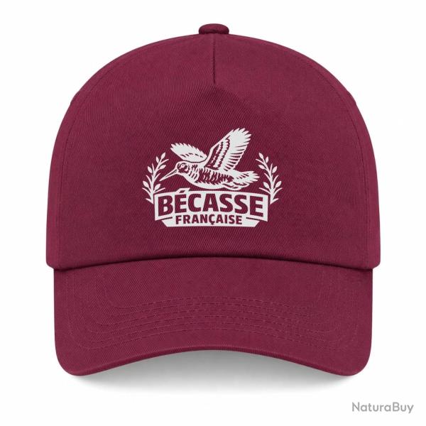 Casquette Chasse - B�casse fran�aise - Envol tricolore - Bordeaux