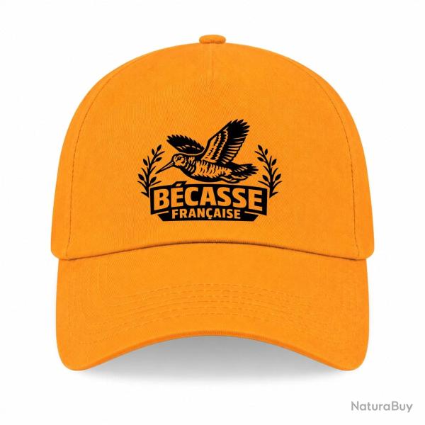 Casquette Chasse - B�casse fran�aise - Envol tricolore - Jaune