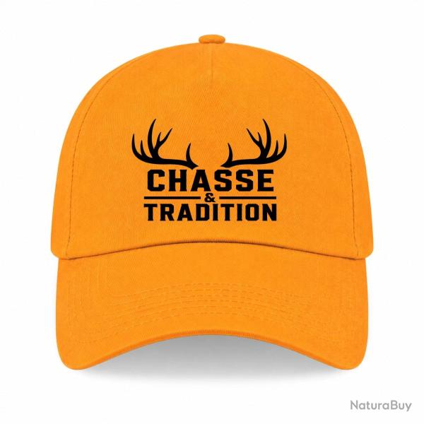 Casquette Chasse - Chasse et tradition - Panache - Jaune