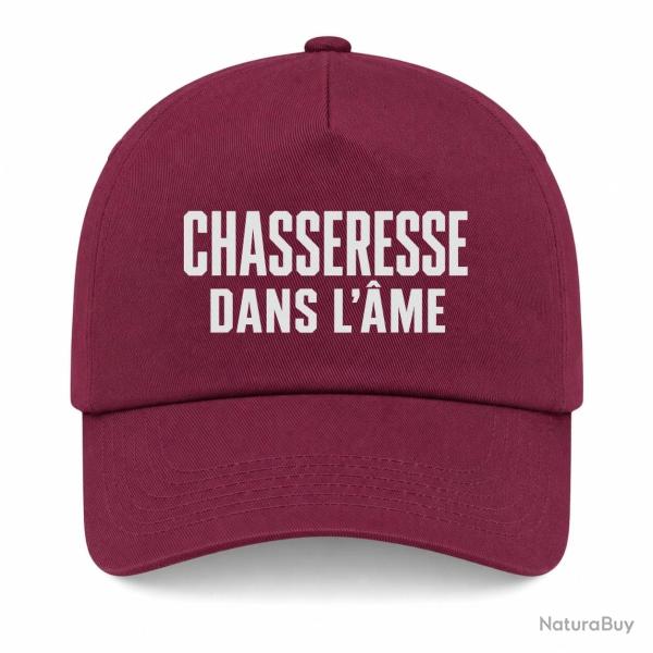Casquette Chasse - Chasseresse dans l'�me - Typographie - Bordeaux