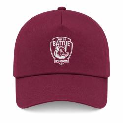 Casquette Chasse - Chef de battue - Personnalisable - Bordeaux