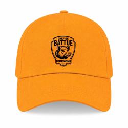 Casquette Chasse - Chef de battue - Personnalisable - Jaune