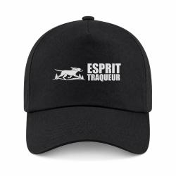 Casquette Chasse - Esprit traqueur - Chien courant - Noir