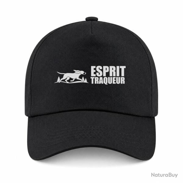 Casquette Chasse - Esprit traqueur - Chien courant - Noir