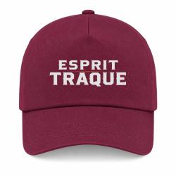 Casquette Chasse - Esprit traque - Typographie - Bordeaux