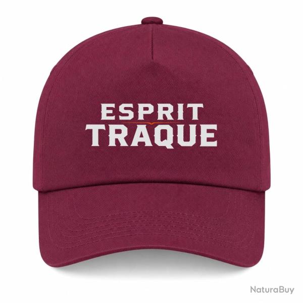 Casquette Chasse - Esprit traque - Typographie - Bordeaux