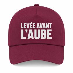 Casquette Chasse - Lev&eacute;e avant l'aube - Collection femme - Bordeaux