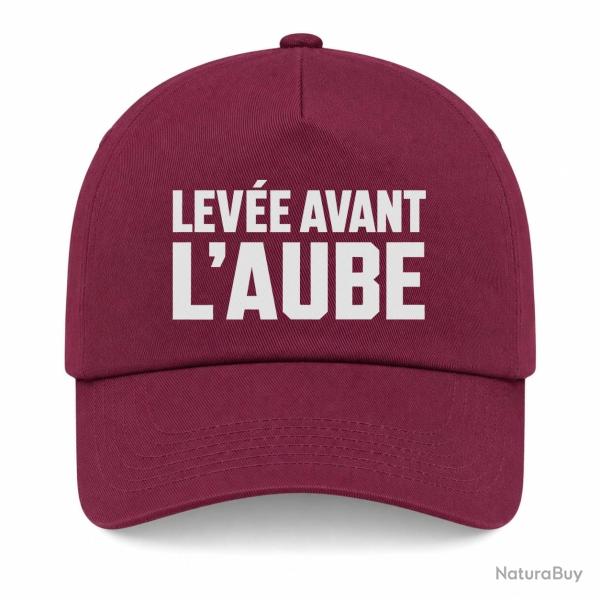 Casquette Chasse - Lev�e avant l'aube - Collection femme - Bordeaux