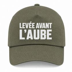 Casquette Chasse - Lev&eacute;e avant l'aube - Collection femme - Kaki / Blanc