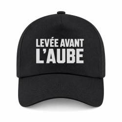Casquette Chasse - Lev&eacute;e avant l'aube - Collection femme - Noir