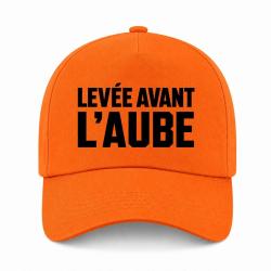 Casquette Chasse - Lev&eacute;e avant l'aube - Collection femme - Orange
