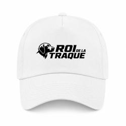 Casquette Chasse - Roi de la traque - Chien courant - Blanc