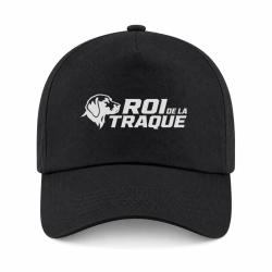 Casquette Chasse - Roi de la traque - Chien courant - Noir