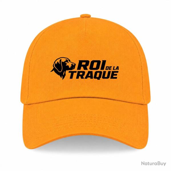 Casquette Chasse - Roi de la traque - Chien courant - Jaune