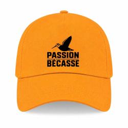 Casquette Chasse - Passion b&eacute;casse - Oiseau en vol - Jaune