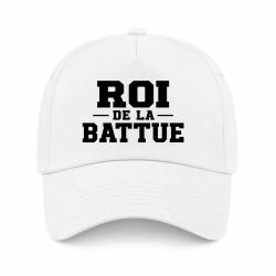 Casquette Chasse - Roi de la battue - Orange - Blanc