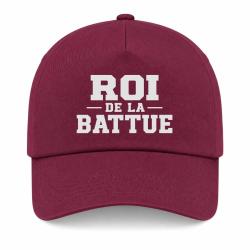 Casquette Chasse - Roi de la battue - Orange - Bordeaux
