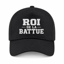 Casquette Chasse - Roi de la battue - Orange - Noir