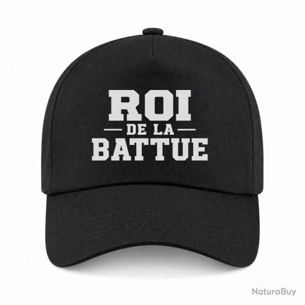 Casquette Chasse - Roi de la battue - Orange - Noir