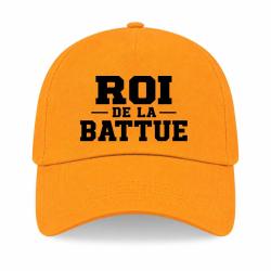 Casquette Chasse - Roi de la battue - Orange - Jaune