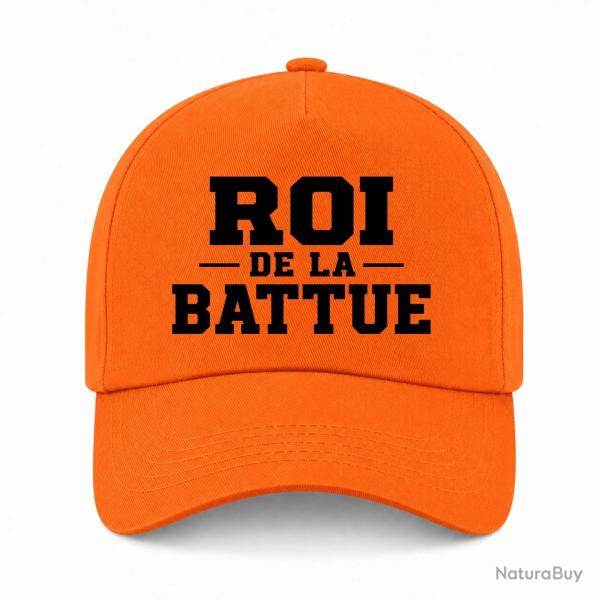 Casquette Chasse - Roi de la battue - Orange - Orange