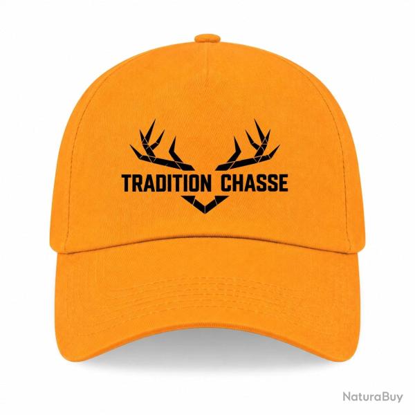 Casquette Chasse - Tradition chasse - For�t et ramure - Jaune
