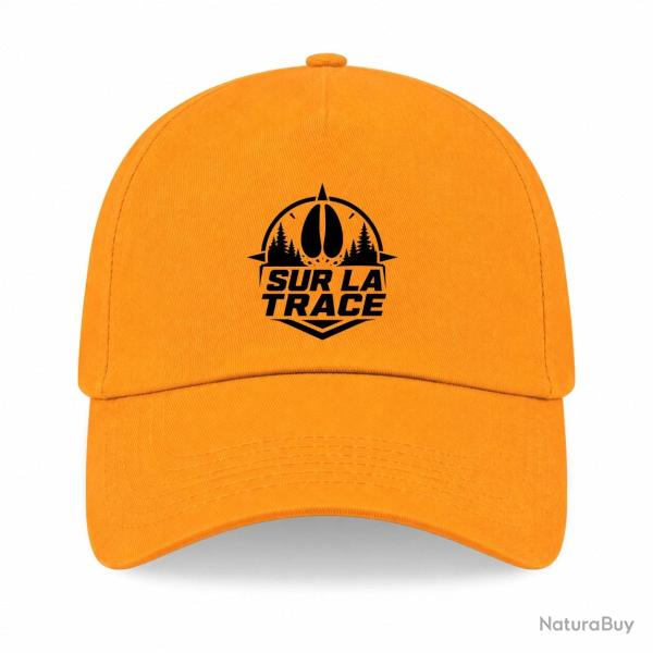 Casquette Chasse - Sur la trace - Empreinte de sanglier - Jaune