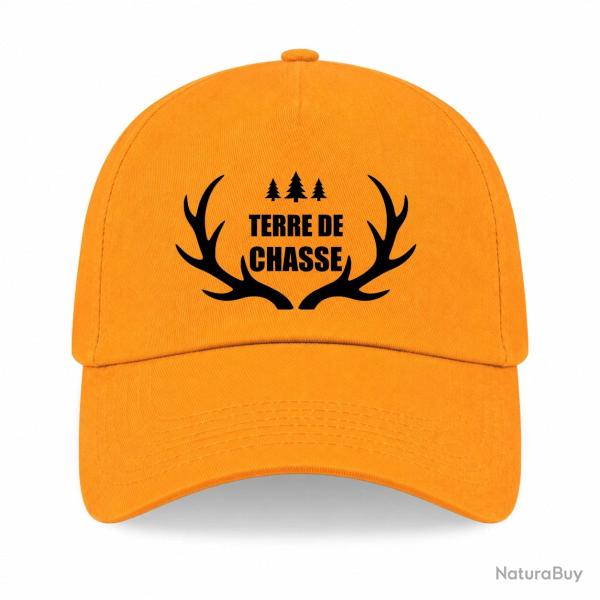 Casquette Chasse - Terre de chasse - Bois de cerf - Jaune