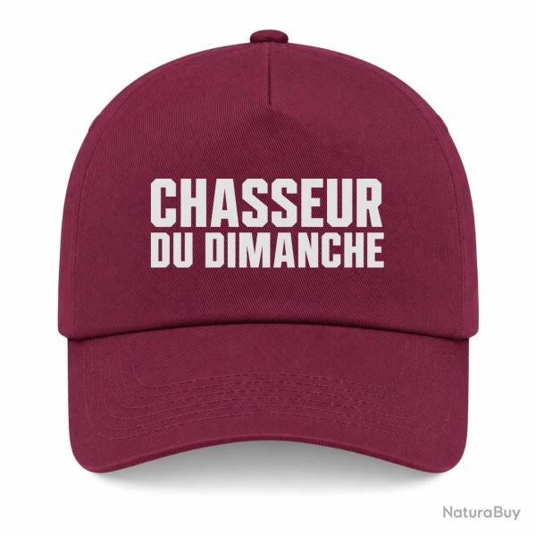 Casquette Chasse - Chasseur du dimanche - Orange - Bordeaux