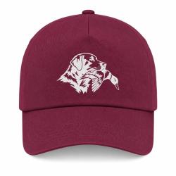 Casquette Chasse - Compagnon de chasse - Chien au canard - Bordeaux