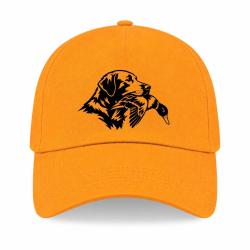 Casquette Chasse - Compagnon de chasse - Chien au canard - Jaune