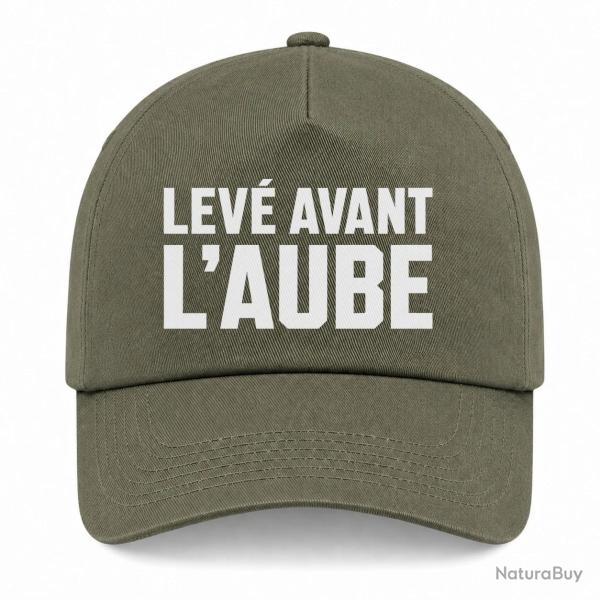 Casquette Chasse - Lev� avant l'aube - Collection homme - Kaki / Blanc