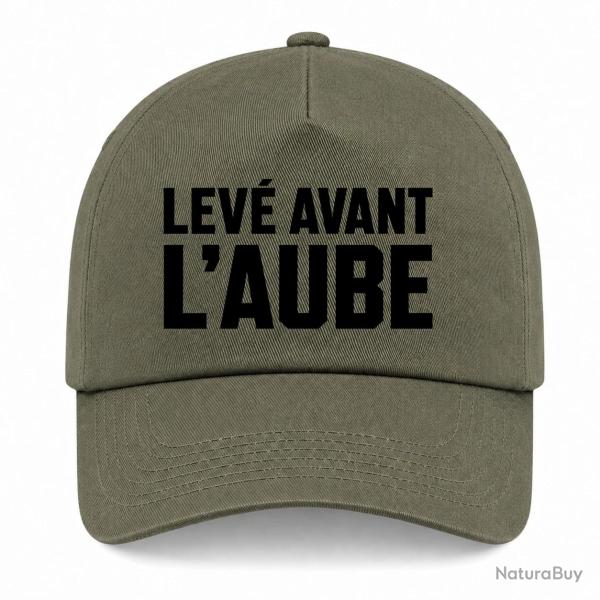 Casquette Chasse - Lev� avant l'aube - Collection homme - Kaki / Noir