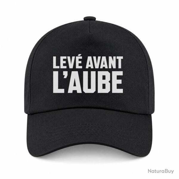 Casquette Chasse - Lev� avant l'aube - Collection homme - Noir