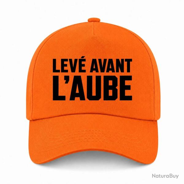 Casquette Chasse - Lev� avant l'aube - Collection homme - Orange