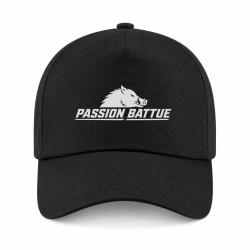 Casquette Chasse - Passion battue - Sanglier courant - Noir