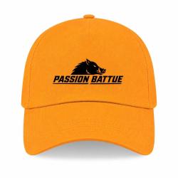 Casquette Chasse - Passion battue - Sanglier courant - Jaune