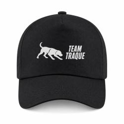 Casquette Chasse - Team traque - Sanglier en action - Noir