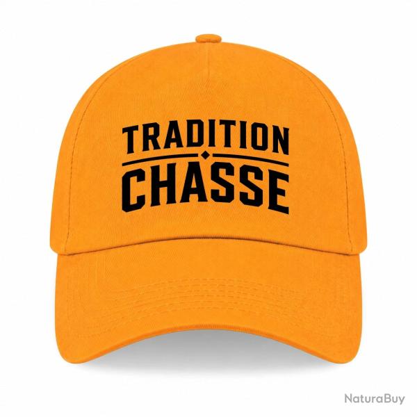 Casquette Chasse - Tradition chasse - Vintage - Jaune